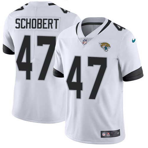 Jacksonville Jaguars 47 Joe Schobert White Youth Stitched NFL Vapor Untouchable Limited Jersey